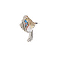 Pin badge Bluethroat